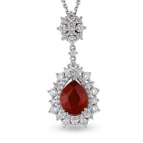 Harem Altın RTKL39 4.15 Ct Pırlanta Yakut Altın Kolye