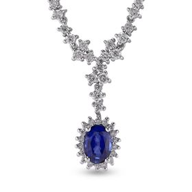 Harem Altın RTKL43 1.48 Ct Pırlanta Safir Altın Kolye