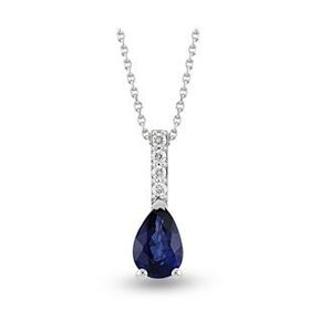 Harem Altın RTKL56 0.43 CT Pırlanta Safir Kadın Kolye