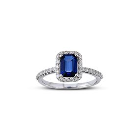 Harem Altın RTY1 Kadın 1.28 ct Pırlanta Safir Yüzük