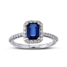 Harem Altın RTY1 Kadın 1.28 ct Pırlanta Safir Yüzük