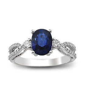 Harem Altın RTY12 Kadın 1.83 ct Pırlanta Safir Yüzük