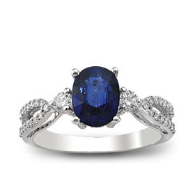 Harem Altın RTY12 Kadın 1.83 ct Pırlanta Safir Yüzük