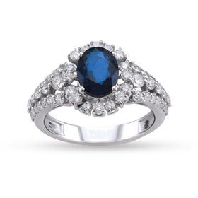 Harem Altın RTY121 2.16 Ct Pırlanta Safir Yüzük
