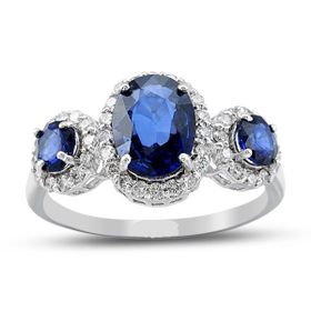 Harem Altın RTY14 2.36 Ct Pırlanta Safir Yüzük