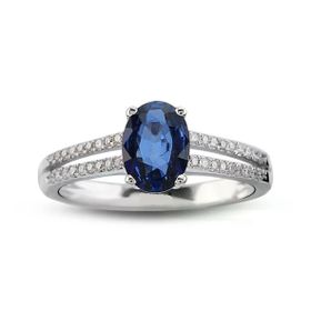 Harem Altın RTY20 1.16 Ct Pırlanta Safir Yüzük