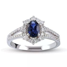 Harem Altın RTY23 1.02 Ct Pırlanta Safir Yüzük