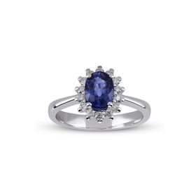 Harem Altın RTY26 Kadın 1.14 ct Pırlanta Safir Yüzük