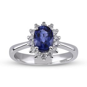 Harem Altın RTY26 Kadın 1.14 ct Pırlanta Safir Yüzük