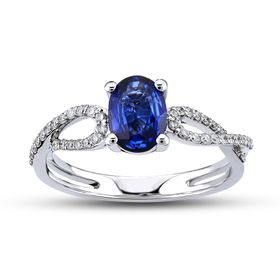 Harem Altın RTY36 Kadın 1.10 ct Pırlanta Safir Yüzük