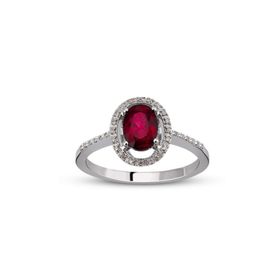 Harem Altın RTY8 Kadın 1.05 ct Pırlanta Yakut Yüzük