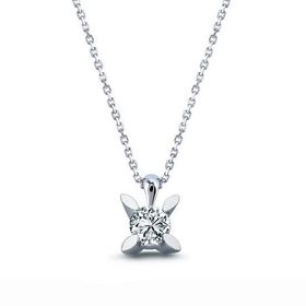 Harem Altın TK9 0.25 Ct Badem Tırnak Tektaş Pırlanta Altın Kolye