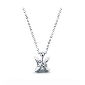 Harem Altın TK9 0.25 Ct Badem Tırnak Tektaş Pırlanta Altın Kolye