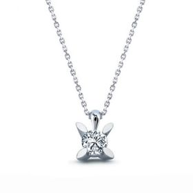 Harem Altın TK9 0.25 Ct Badem Tırnak Tektaş Pırlanta Altın Kolye