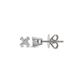 Harem Altın TKPE4 0.16 ct Tektaş Kalp Tırnak Pırlanta Küpe