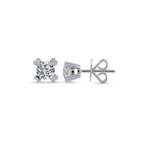 Harem Altın TKPE6 0.30 ct Tektaş Kalp Tırnak Pırlanta Küpe
