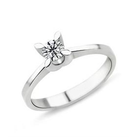 Harem Takı PR125 0.32 ct F Renk HRD Sertifikalı Pırlanta Tektaş Yüzük