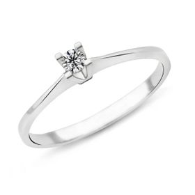 Harem Takı PR265 0.12 ct F Renk Pırlanta Tektaş Yüzük