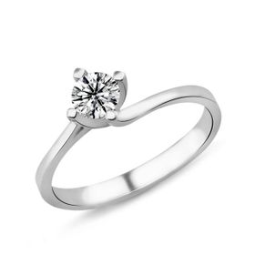 Harem Takı PR290 0.44 ct D Renk HRD Sertifikalı Pırlanta Tektaş Yüzük