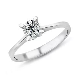 Harem Takı PR367 0.41 ct F Renk HRD Sertifikalı Pırlanta Tektaş Yüzük