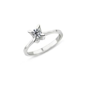 Harem Takı PR375 0.42 ct F Renk HRD Sertifikalı Pırlanta Tektaş Yüzük