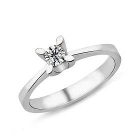 Harem Takı PR443 0.42 ct F Renk HRD Sertifikalı Pırlanta Tektaş Yüzük