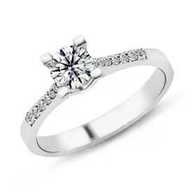 Harem Takı PR464 0.75 ct F Renk HRD Sertifikalı Pırlanta Tektaş Yüzük