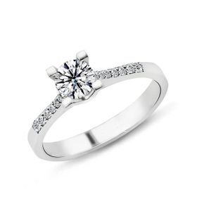 Harem Takı PR464 0.75 ct F Renk HRD Sertifikalı Pırlanta Tektaş Yüzük