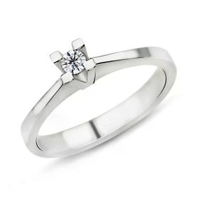 Harem Takı PR54 0.17 ct F Renk Pırlanta Tektaş Yüzük