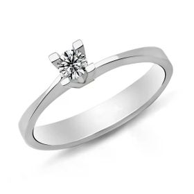 Harem Takı PR56 0.20 ct D Renk Pırlanta Tektaş Yüzük