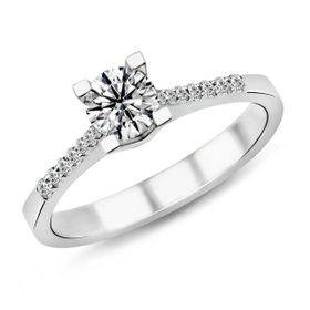 Harem Takı PR7 0.58 ct F Renk HRD Sertifikalı Pırlanta Tektaş Yüzük
