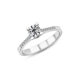 Harem Takı PR7 0.58 ct F Renk HRD Sertifikalı Pırlanta Tektaş Yüzük