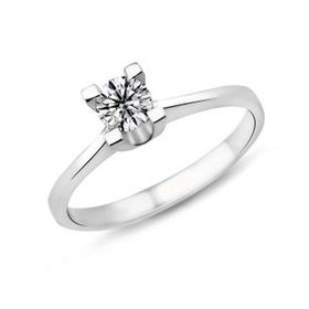 Harem Takı PR95 0.32 ct D Renk HRD Sertifikalı Pırlanta Tektaş Yüzük