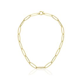 Harem ZKU104 Altın Oval Ataş Zincir Kolye