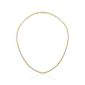 Harem ZKU105 Altın Oval Barlı Yeşil Beyaz Zincir Kolye