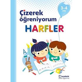 Harfler - Çizerek Öğreniyorum 3 - 4 Yaş - Kolektif