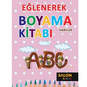 Harfler - Eğlenerek Boyama Kitabı Salon Yayınları