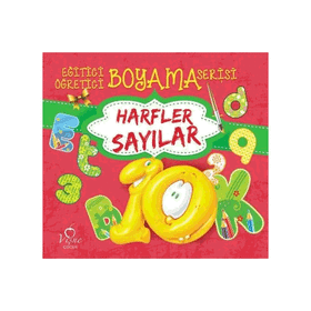 Harfler Sayılar - Eğitici Öğretici Boyama Serisi - Heyet-Kurul-Komisyon
