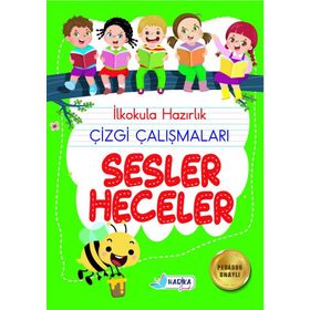 Harika Çocuk Yayınları 1.Sınıfa Hazırlık Sesler ve Heceler Kitabı