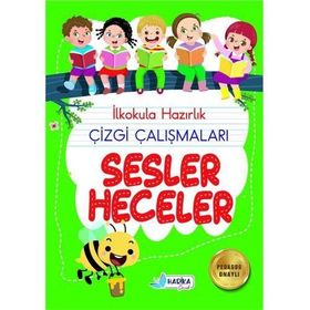 Harika Çocuk Yayınları 1.Sınıfa Hazırlık Sesler ve Heceler Kitabı
