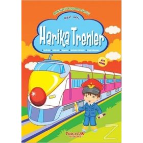 Harika Trenler - Mavi Seri: Aktiviteli Boyama Serisi
