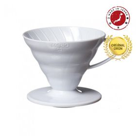 Hario V60 02 Seramik Dripper Beyaz Fincan