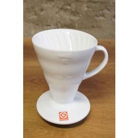 Hario V60 02 Seramik Dripper Beyaz Fincan