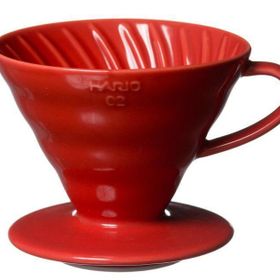 Hario V60 02 Seramik Dripper Kırmızı Fincan