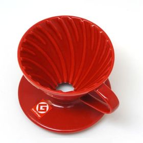 Hario V60 02 Seramik Dripper Kırmızı Fincan