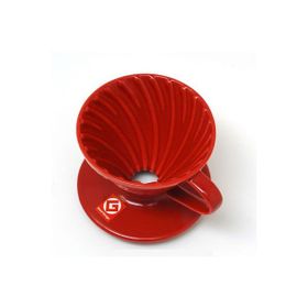Hario V60 02 Seramik Dripper Kırmızı Fincan