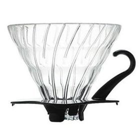 Hario V60 02 Siyah Cam Dripper