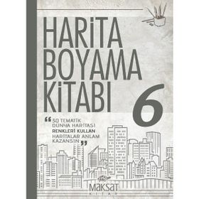 Harita Boyama Kitabı 6 - Maksat Kitap
