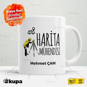 Harita Mühendisi Kupa Bardak