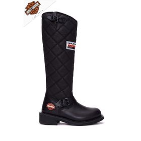 Harley Davidson 025G100074 Laconia Hi Kahverengi Deri Kadın Çizme